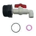 thumbnail image 1 of Grifo de barril, válvula de PVC, conector para tanque de agua, práctico y resistente, repuesto fácil de instalar, accesorios, controlador a prueba de Diámetro exterior de 20 mm, 1 of 8