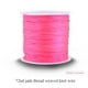 thumbnail image 2 of Juego de Cordón de Nailon Rosa Brillante, Para Hacer Accesorios de Joyería Con Nudo Chino, Hilo de Macramé Redondo Flexible, 100 m x 0,8 mm, 2 of 5