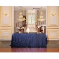 thumbnail image 2 of GFDYREE Sequin Tablecloth, Rectangular, 60"x102", Navy Blue, 2 of 7