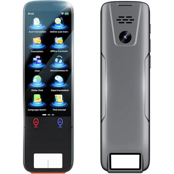 AI scanning translation reading pen, language translation device without WiFi, instant voice translator, simultaneous interpretation for business study travel