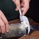 thumbnail image 5 of Cuchillo para fauces de pescado, removedor de escamas de pescado de acero inoxidable: cortar/raspar/excavar, quitar fácilmente escamas de pescado para raspador de cepillo de limpieza de pescado de, 5 of 7