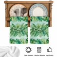 thumbnail image 5 of Tropical Leaves Kitchen Towels Set of 2, Watercolor Monstera Palm Leaf Botanical Green Absorbent Dish Towels for Kitchen, Microfiber Hand Towel, Quick Drying Tea Towel for Cleaning Dishcloths, 5 of 7