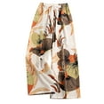 thumbnail image 2 of Juesizh Womens Wide Leg Pants Drawstring Waist Trousers Fashion Loose Printed Loungewear Casual Pants, 2 of 3