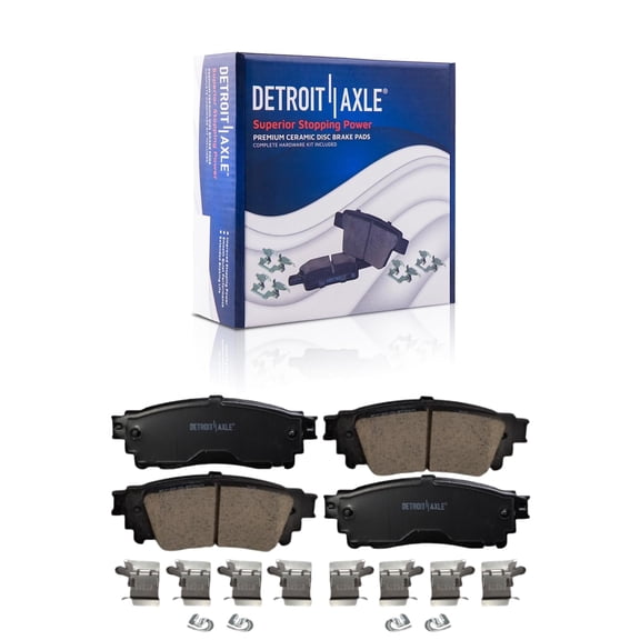 Detroit Axle - Rear Brake Pads for Lexus NX200t NX300 NX300h Toyota C-HR, Ceramic Brake Pads Replacement