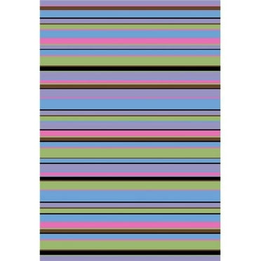 Concord Global 24303 2 ft. 7 in. x 4 ft. 1 in. Alisa Stripes - Multi Color