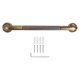 thumbnail image 3 of Bathtub Grab Bar Antique Brass Grab Bar Grab Rail Armrest Handle Toilet Elderly Handrail Wall Mounted, 3 of 5