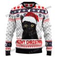 thumbnail image 3 of PLstar Cosmos Ninja Samurai Cat 3D Impreso Moda Feo Suéter Navideño para Hombre Invierno Unisex Casual Jersey de Punto MYY17, 3 of 5