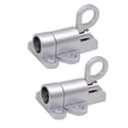 thumbnail image 1 of 2pcs/set Cabinet Pull Ring Spring Load Automatic Door Latch ring self Hasp Lock Silver, 1 of 7