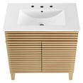 thumbnail image 6 of Modway Render 30" Bathroom Vanity Cabinet in Oak White, 6 of 9