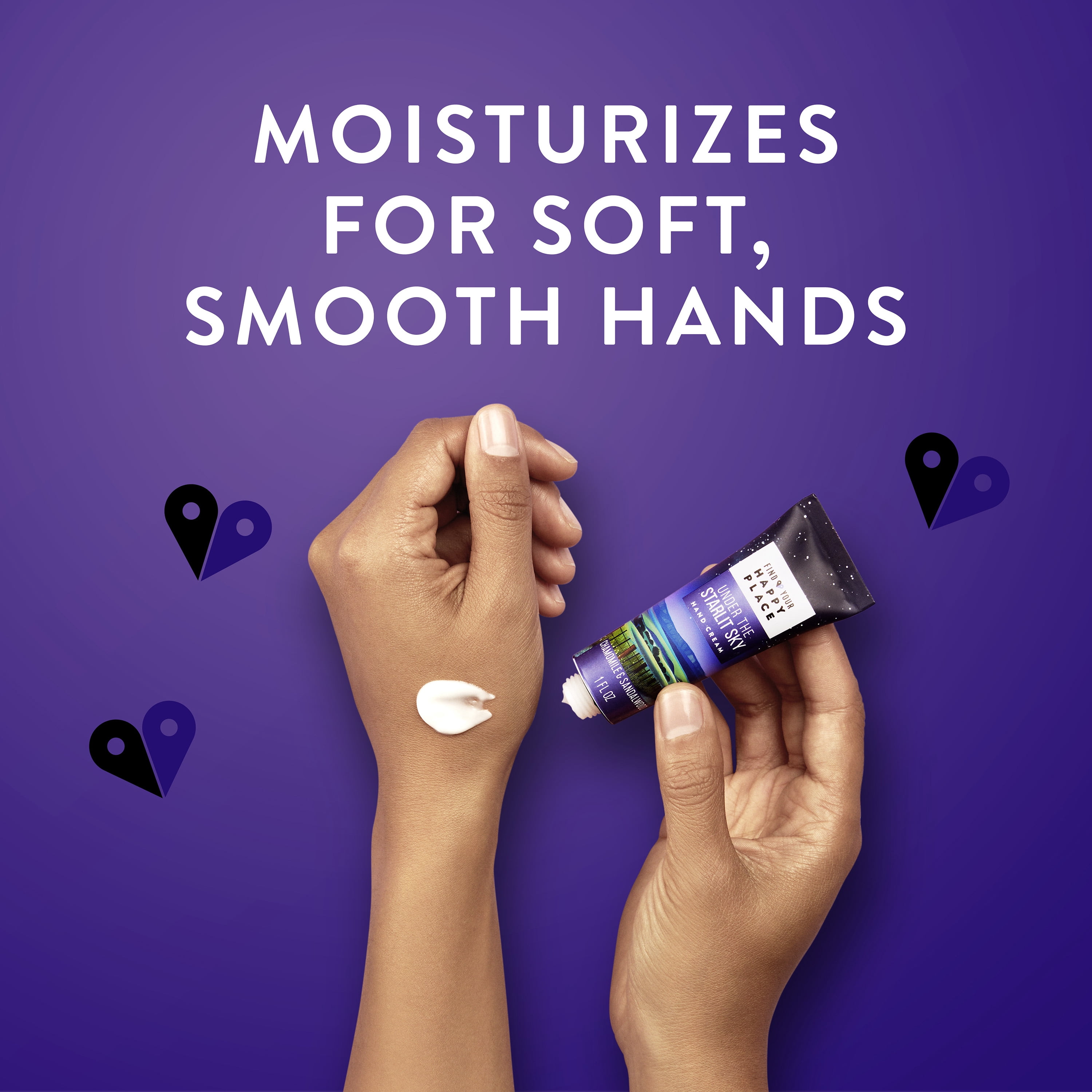 Find Your Happy Place Hand Cream Under the Starlit Sky Chamomile And Sandalwood 1 fl oz