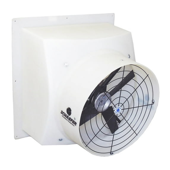 Schaefer PFM126P13 1540 CFM 1/3 HP 12-Inch Direct Drive Poly Exhaust Fan