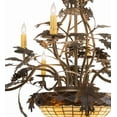 thumbnail image 4 of Meyda Tiffany 126808 Greenbriar Oak 11 Light 42" Wide Taper Candle Style Chandelier -, 4 of 7