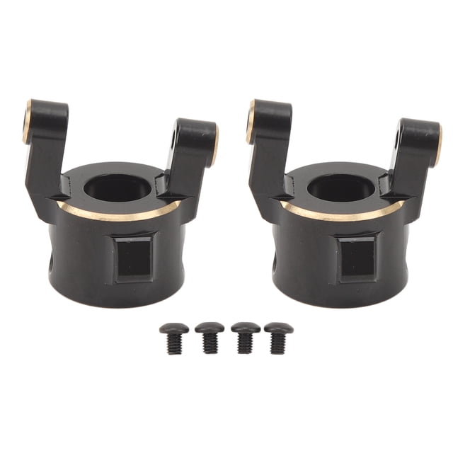 2 uds latón C Hub Carrier para Axial SCX10 Pro AXI03028 chasis 1/10 coche trepador de control remoto negro dorado