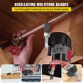 thumbnail image 2 of KFFKFF 50 PCS Oscillating Saw Blades, Quick Release Multitool Blades Kit, HCS Tool Blades for Wood Plastic Metal Nails Bolts, 2 of 9