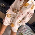 thumbnail image 3 of MAIHAN Linen Shorts Outfits Women 2 Piece Set Summer Loose Fit Long Sleeve Shirt and Elastic Waist Shorts Women Shorts Sets Outfits Vacation Outfit Two Piece Outfit, 3 of 7
