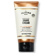Olivina Men Conditioning Shave Cream, Bourbon Cedar - 2.5 fl oz tube