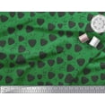 thumbnail image 3 of Soimoi Green Moss Georgette Fabric Strawberry Fruits Print Fabric by the Yard 42 Inch Wide, 3 of 3