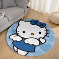 Hello Kitty Mat Office Chair Mat, Home Round Floor Mat, 39inch