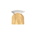 thumbnail image 3 of Holland Jackie 410 30" Swivel Bar Stool - Nickel/Natural Oak, 3 of 4