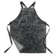 thumbnail image 5 of Delantal de estilista Jeanerlor de mezclilla negra con bolsillos para mujer, 5 of 9