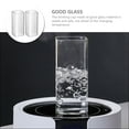 thumbnail image 4 of 2pcs Square Drinking Glasses Glass Cups Household Glassware Clear Glasses for Milk Water Tea Coffee, 4 of 6