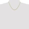 thumbnail image 2 of 14K Yellow Gold necklace Rope chain Diamond-cut 18 in 2 mm, 2 of 5