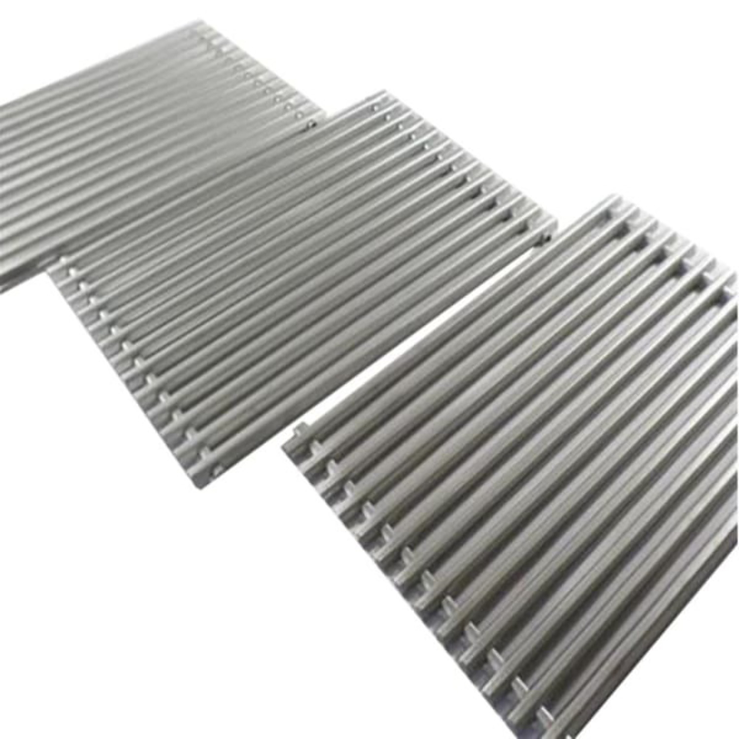 BBQ Grill Compatible With Weber Grills 3 Piece SS Grates 17-1/4 x 35-1/4 BCP85312 - image 3 of 4