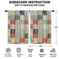 thumbnail image 2 of Pioneer Flower Floral Print Pattern Teens Curtains,Teens Insulated Curtains Set Of 2,Bedroom Essentials,Toddler Room Decor 42"x63", 2 of 5