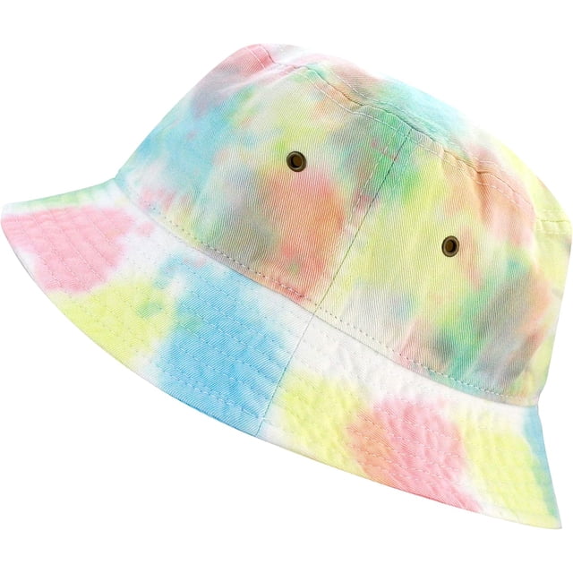 Bucket Hat - Unisex 100% Cotton & Denim UPF 50 Packable Summer Travel Beach Sun Hat