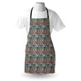 thumbnail image 4 of Abstract Apron, Circular Egg Like Shapes in Various Size and Colors Modern Illustration, Unisex Kitchen Bib with Adjustable Neck for Cooking Gardening, Adult Size, Multicolor, by Ambesonne, 4 of 4