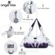 thumbnail image 5 of Monederos y bolsos Angelkiss Hobo Satchel a prueba de agua para mujer, 5 of 7