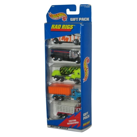 Hot Wheels Rad Rigs 5pc Gift Pack Mattel Toy Car