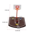 thumbnail image 3 of Table Basketball Mini Beer Drinking Game Toy For Adults Entertaining Party With 6 Glasses Skill Activity Size Not Specified Social Fun Game, 3 of 8