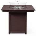 thumbnail image 6 of WestinTrends Helios 42" Modern Outdoor Patio Gas Propane Square Fire Pit Table (Rocks Not Included), Dark Brown, 6 of 14