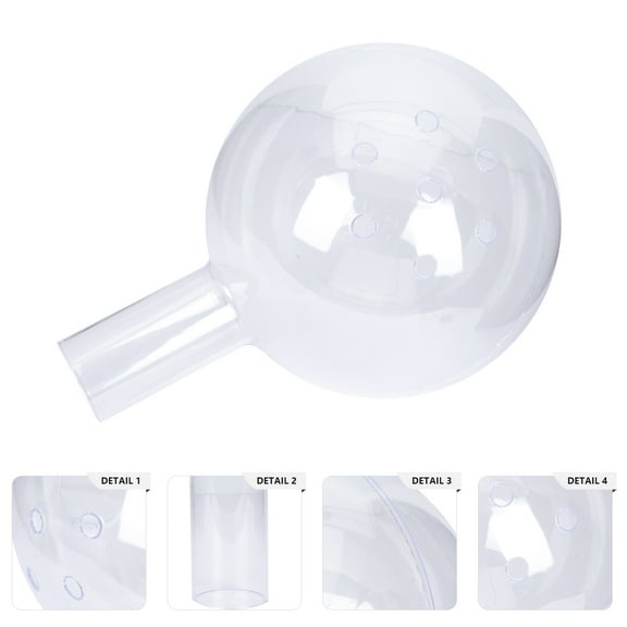 Niceauty Flower Accessories Flower Packing Material White Acrylic Round for Women Presentation 1Pack