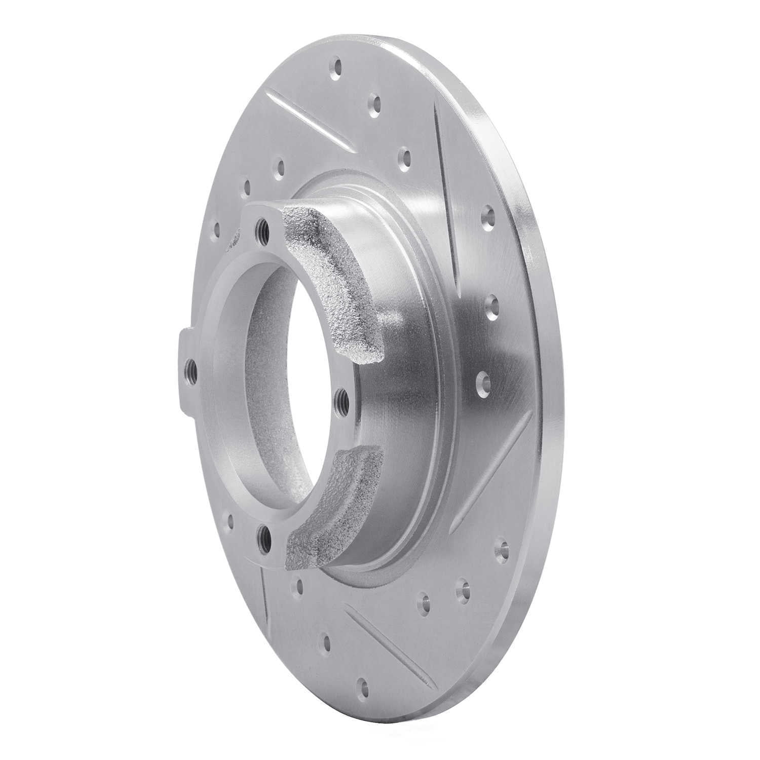 Dynamic Friction Company 631-13001R DFC Brake Rotor - Drilled And Slotted - Silver