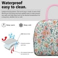 thumbnail image 3 of Lunch Bag Lunch Box for Women Reusable Insulated Lunch Cooler Bags,Large Capacity for Work Travel Picnic,Water-Resistant Pioneer Colorful Floral Lunch Tote Bag Gifts for Woman Mom Pink, 3 of 6