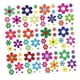thumbnail image 1 of 12 Uds. Linda calcomanía de pared de margaritas, pegatinas de pared de flores para ventana, pegatina de flores para nevera para la entrada del hogar,, 1 of 9
