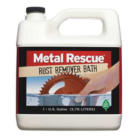 METAL RESCUE METALRESCUE1GAL Rust Remover,Non-Toxic,PH (Best Rust Remover For Metal)