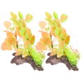 thumbnail image 1 of YSNOOWE 2Pcs Artificial Water Plants Realistic Design Water Environment Friendly Aquarium Owners, 1 of 8