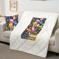 Super Mario Travel Blanket and Pillow Set Pillow Kids Gift Travel