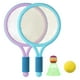 thumbnail image 4 of Raqueta de bádminton para niños, 1 unidad, pelotas de tenis ligeras, dobles, deportivas azul morado, 4 of 6