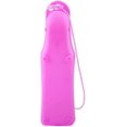 thumbnail image 3 of Botella de agua Yjmei de 250 ml/500 ml con dispensador de agua portátil, botella de agua de plástico para viaje para perro, cachorro, gato (rosa, 250 ml), 3 of 5
