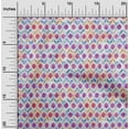 thumbnail image 1 of oneOone Silk Tabby Fabric Chevron Ikat Printed Fabric 1 Yard 42 Inch Wide, 1 of 1