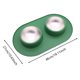 thumbnail image 3 of Productos Para Mascotas Plato Doble Para Perros Con Alfombrilla De Goma Cuenco De Acero Inoxidable Para Gatos Platos Para Mascotas Para Alimentadores Y Bebederos Para Animales Cuenco Para Animales U, 3 of 4