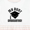 thumbnail image 4 of Inktastic My Aunt Graduated Niece Nephew Girls Baby Dress, 4 of 5