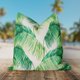 thumbnail image 2 of Almohada de Tiro al Aire Libre Cuadrada Verde Tahitiana Glenna Jean 72021, 2 of 2