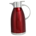 thumbnail image 3 of Red 2L Double-Wall Vacuum Insulated Stainless Steel Thermal Jug for Coffee & Tea Bienvenido, 3 of 8