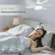 thumbnail image 2 of Ventilador de Techo Zern Blanco con Luz y Control Remoto LED Silencioso para Garage, 2 of 7