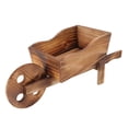 thumbnail image 1 of Flower Pot Wooden Cart Innovative Succulent Wheelbarrow Flower Pot for Courtyard Home Decoration, 1 of 9